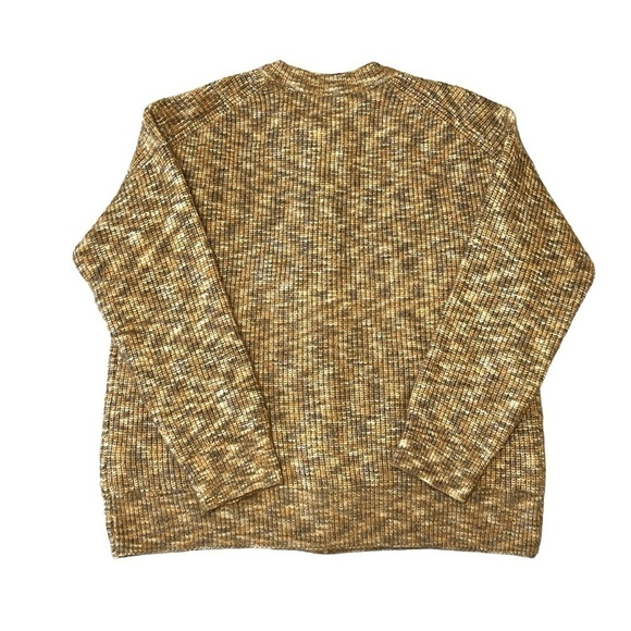 Madewell Space-Dyed Winstead Cardigan Sweater. Brown Camel. Size M #817 - Picture 7 of 8